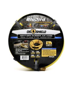 BluBird Oil Shield Rubber Air Hose 3/8 in. x 15 ft