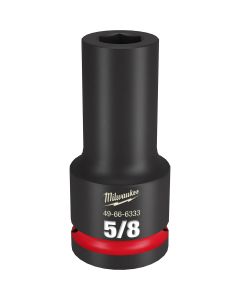 MLW49-66-6333 image(0) - Milwaukee Tool SHOCKWAVE Impact Duty  3/4"Drive 5/8" Deep 6 Point Socket