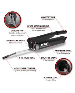 WLMW54296 image(0) - Wilmar Corp. / Performance Tool High Volume Lever Action Grease Gun