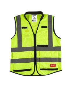 MLW48-73-5041 image(0) - Milwaukee Tool Hi Vis Yellow Prfrm Safety Vest-S/M