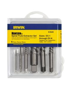 HAN53545 image(1) - Hanson 6PC SPIRAL EXTRACTOR SET