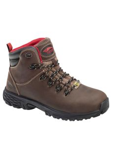 Avenger Work Boots - Flight Series - Men's Boots - Aluminum Toe - IC|SD|SR - Brown/Black - Size: 8W