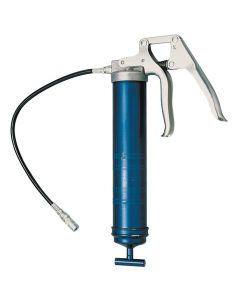 LIN1133 image(0) - Lincoln Lubrication Heavy Duty Pistol Grip Grease Gun, 2-Way Loading, 18-Inch Hose