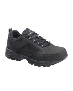 FSIN2102-9.5W image(0) - Nautilus Safety Footwear - Guard Series - Men's Athletic Shoes - Steel Toe - IC|EH|SR - Black - Size: 9.5W