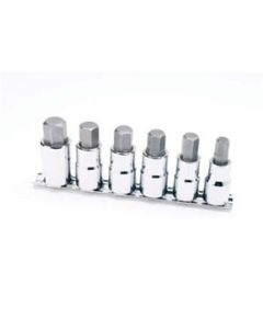 WLMW38886 image(0) - Wilmar Corp. / Performance Tool 6 PC LARGE HEX BIT SOCKETS