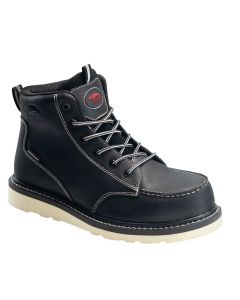Avenger Work Boots - Wedge Series - Men's Boots - Carbon Nano-Fiber Toe - IC|EH|SR - Black/Tan - Size: 15M