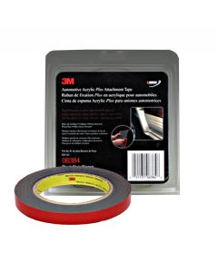 MMM6384 image(1) - 3M FOAM TAPE-ACRYLIC GRAY 1/2" X 5YDS 1.2MM 12/CASE