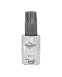 MAY16244 image(0) - Mayhew Mayhew T55IP Torx Plus&reg; Short Insert Socket Bit, 3/8-Inch Drive