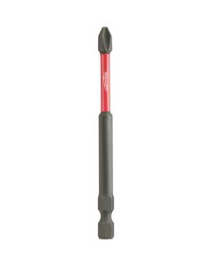 MLW48-32-4562 image(0) - Milwaukee Tool SHOCKWAVE 3-1/2&rdquo; Impact Phillips #2 Power Bit