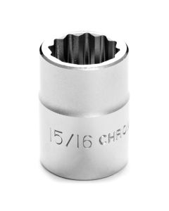 WLMW34530 image(0) - Wilmar Corp. / Performance Tool 3/4" Dr 12pt Std Socket 15/16"