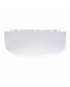 SRW29091 image(0) - Jackson Safety - Replacement Windows for F30 Acetate Face Shields - Clear - 9" x 15.5" X.040" - D Shaped - Bound - (50 Qty Pack)