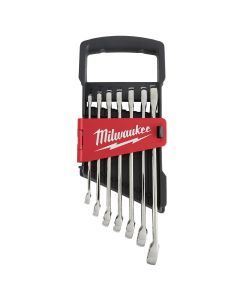 MLW48-22-9507 image(0) - Milwaukee Tool 7pc Combination Wrench Set - Metric
