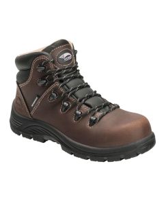 FSIA7126-6.5W image(0) - Avenger Work Boots Framer Series - Women's High Top Work Boots - Composite Toe - IC|EH|SR|PR - Brown/Black - Size: 6.5W