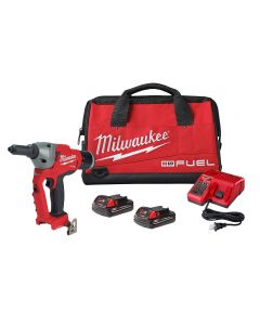 MLW2660-22CT image(1) - Milwaukee Tool M18 FUEL 1/4" Blind Rivet Tool w/ ONE-KEY Kit