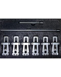 H&S AutoShot Stud Pull Ring Snap Finger Kit (6-Pack w/4" & 10")