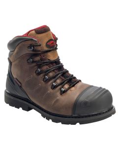 Avenger Work Boots - Hammer Series - Men's Boots - Carbon Nano-Fiber Toe - IC|EH|SR|PR - Brown/Black - Size: 8W