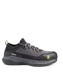 VFI4T8NBY-7.5 image(0) - Workwear Outfitters Terra Eclipse Athletic Work Shoe Black/Yellow EH Composite Toe Size 7.5