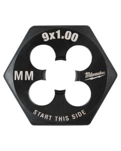 MLW49-57-5349 image(0) - Milwaukee Tool M9-1.00 mm 1-Inch Hex Threading Die