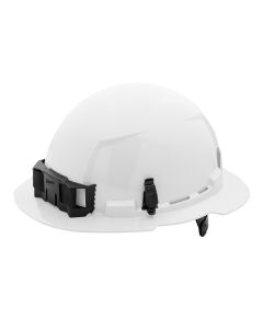 MLW48-73-1121 image(0) - Milwaukee Tool BOLT White Full Brim Hard Hat w/6pt Ratcheting Suspension (USA) - Type 1, Class E