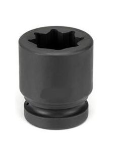 Grey Pneumatic SOC 2-1/4 1"D IMP 8PT BLK