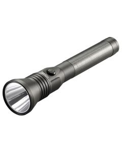 Streamlight Stinger DS HPL Long-Range Rechargeable Flashlight with Dual Switches with 120AV AC Smart Charge, Black