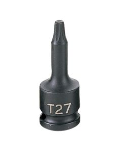 GRE1127T image(0) - Grey Pneumatic SOC T27 3/8D IMP INT TRX MALE BLK