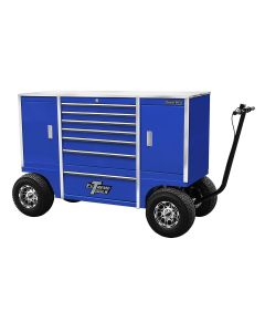 EXTTXPIT7009BL image(0) - Extreme Tools Extreme Tools 70" 7 Drawer/2 Cmprtmt Pit Box, Blue