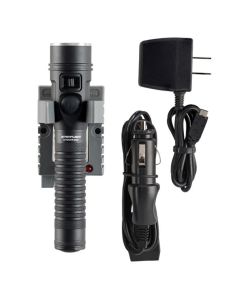 STL74431 image(0) - Streamlight Strion 2020 Rechargeable LED Flashlight - Black: Rechargeable battery, 120V/100V AC & 12V DC Charge Cords, (1) Holder