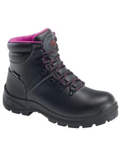 FSIA8674-8W image(0) - Avenger Work Boots Builder Series - Women's Boots - Soft Toe - EH|SR - Black/Black - Size: 8W