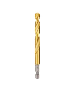 MLW48-89-4619 image(0) - Milwaukee Tool 11/32" SHOCKWAVE RED HELIX Titanium Drill Bit