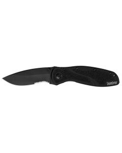 KER1670GBBLKST image(0) - Kershaw KNIFE BLUR GLASS BREAKER - BLK/BLK, SERRA