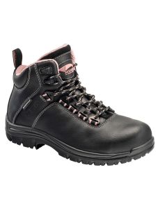 FSIA7287-7.5W image(0) - Avenger Work Boots - Breaker Series - Women's High-Top Boots - Composite Toe - IC|EH|SR|PR - Black/Black - Size: 7'5W