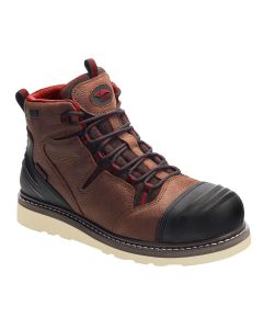 FSIA7506-6W image(0) - Avenger Work Boots - Wedge Series - Men's Boots - Carbon Nano-Fiber Toe - IC|EH|SR - Brown/Black/Tan - Size: 6W