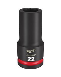 MLW49-66-6397 image(0) - SHOCKWAVE Impact Duty&trade; 3/4"Drive 22MM Deep 6 Point Socket