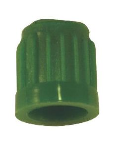 MIL438 image(0) - Milton Industries Plastic Dome Cap, Green, Box 100