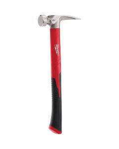 MLW48-22-9316 image(0) - Milwaukee Tool 19oz Smooth Face Poly/Fiberglass Handle Hammer