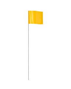 Milwaukee Tool 2.5 in. x 3.5 in. Yellow Flag Stakes
