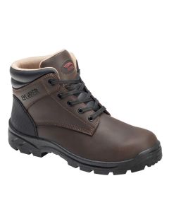 Avenger Work Boots Builder Series - Men's Mid Top Work Boot - Steel Toe - ST | EH | SR - Brown - Size: 8W