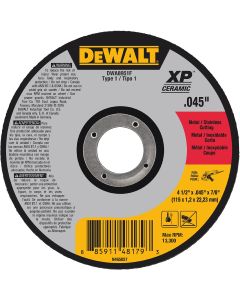 DWTDWA8953F image(1) - DeWalt 6" x .045" x 7/8" XP Ceramic Type