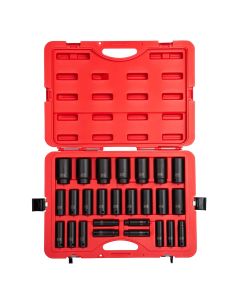 Sunex 26-Piece 1/2 in. Drive Deep Metric Im