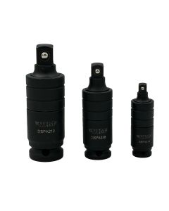 VIMDSPA200 image(0) - VIM Tools 3 PC IMPACT DUAL SWIVEL PINLESS ADAPTER SET - BLACK OXIDE