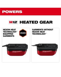 MLW48-11-2330 image(1) - Milwaukee Tool Heated Gear Power Source w/ App Control
