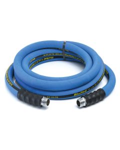 BluBird BluBird Rubber Air Hose 3/4 in. Heavy Duty 300 PSI Male NPT Polyester Woven Lightest Strongest Flexible - 10 Feet