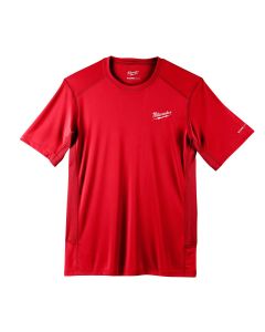 MLW414R-M image(0) - Milwaukee Tool WORKSKIN LIGHT SS SHIRT - RED M