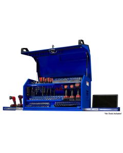 EXTPWS4124BL image(0) - Extreme Tools PWS Series 41in W x 24in D Deluxe Extreme Portable Workstation, Gloss Blue