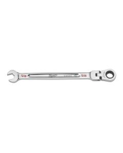 MLW45-96-9810 image(0) - Milwaukee Tool 5/16" Flex Head Ratcheting Combination Wrench
