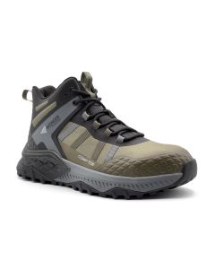 FSIA8811-12-6E image(0) - AVENGER Work Boots Aero Trail Mid - Men's - CT|EH|SR|SF|WP|B&W - Olive / Grey - Size: 12 - 6E - (Extra Extra Wide)