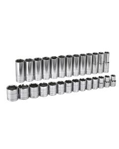 KDT80729 image(0) - GearWrench 27 PC 1/2" DR SAE MASTER SOCKET ASSY SET