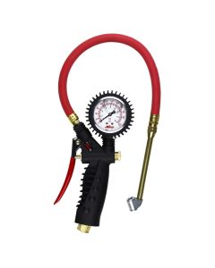 MILS-576A image(0) - Milton Industries Analog Inflator Gauge with Dual Head Chuck