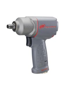 IRT2125QTIMAX image(0) - Ingersoll Rand 1/2" Air Impact Wrench, Quiet, 330 ft-lbs Max Torque, Maintenance Duty, Pistol Grip, Titanium Hammercase